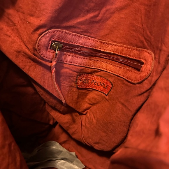 Free People Waverly Tote Weekender Canvas Leather Bag - Picture 12 of 13